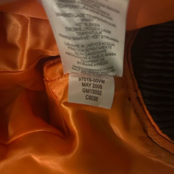 Vintage 2005 Harley Davidson Women’s Racing Motorcycle Jacket Size Medium - Picture 11 of 12